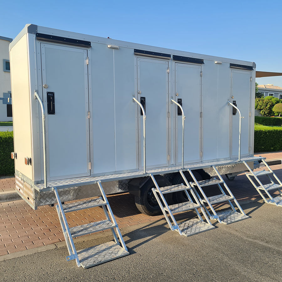 4pax mobile toilet trailer exterior